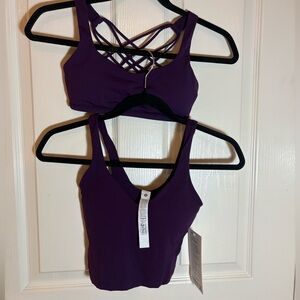 lululemon athletica Dramatic Magenta Sports Bra and Align Tank Top Set